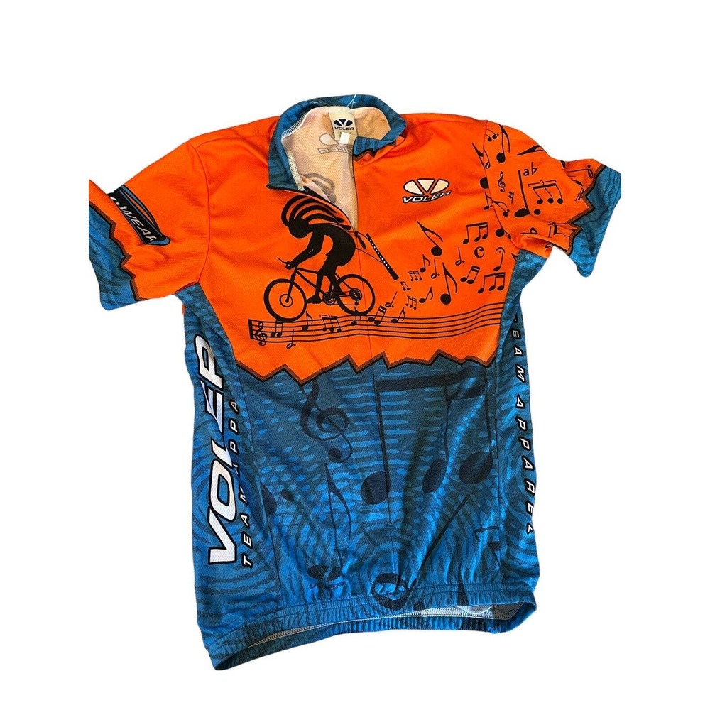 Voler 2005 Limited Edition Cycling Jersey Of The Month 1/4 Zip Small Music